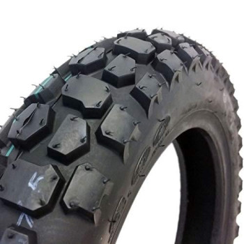 COMBO: Knobby Tire with Inner Tube 3.00-12 Front or Rear Trail Off Road Dirt Bike Motocross Pit