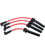 AIP Electronics Dragon Fire Race Series High Performance 10.2mm Ignition Spark Plug Wire Set Compatible Replacement for 2002-2006 Mini Cooper/S 1.6L L4 OEM Fit PWJ113