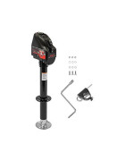 Bulldog 500199 Powered Drive A-Frame Tongue Jack with Spring Loaded Pull Pin - 4000 lb. Capacity (Black Cover)