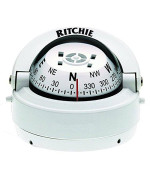 Ritchie S-53W Explorer Compass - Surface Mount - White