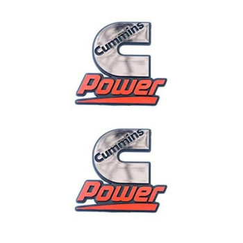 Cummins Diesel Power Automotive Badge Emblem Decals - 2 Pack