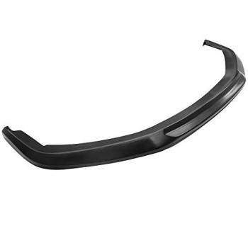 Front Bumper Lip Compatible With 2012-2013 Honda Civic, Black Pu Front Lip Finisher Under Chin Spoiler Add On By Ikon Motorsports