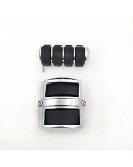 XKMT-Chrome Gear Shift Brake Pedal Cover Compatible With V-Star 650 Classic 950 1100 1300 [B014CMLMUI]