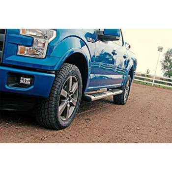 Dee Zee DZ16401 6" Oval Black-Tread Side Steps