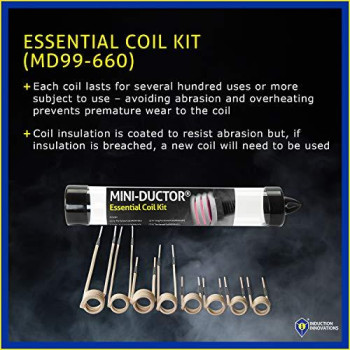 Induction Innovations MD99-660 Mini-Ductor 8-Piece Induction Essential Coil Kit, Flexible and Long-Lasting