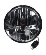 Grote 90941-5 Clear 7" Round LED High/Low Beam Headlamp