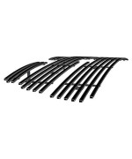 Off Roader eGrille Compatible with Chevy Silverado 1500 2003-2005 & 03-04 2500 3500 & 02-06 Avalanche Stainless Black Billet Grille Combo BGC-26C2324