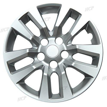 Overdrive Brands Silver 16" Bolt on Hub Cap Wheel Covers for Nissan Altima - Set of 4