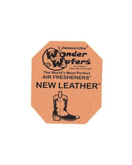 Wonder Wafers 25 CT Individually Wrapped New Leather Air Fresheners