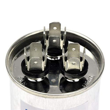 TEMCo 45+5 uf/MFD 370-440 VAC Volts Round Dual Run Capacitor 50/60 Hz AC Electric - Lot -1 (Optional uf/MFD, Voltage and Lot Quantities Available)