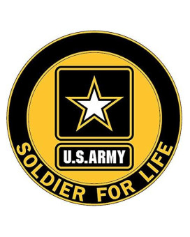 Honor Country U.S. Army Soldier for Life Logo 3.25"x3.25" Decal