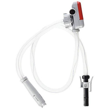 TERA PUMP TRFA01 4-AA Battery Powered Fuel Transfer Pump w/ Flexible Intake hose and No-spill Auto-Stop Nozzle, attachable to gas cans and more