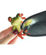 COGEEK 3D Peep Frog Funny Car Stickers Rearview Mirror Computer Ornaments (A)