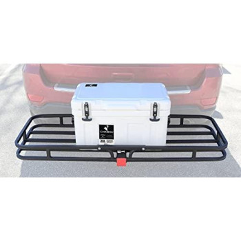 Camco Hitch Mount Cargo Carrier (48475) For 2 Inch Receivers