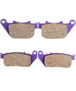 Front and Rear Carbon Fiber Brake Pads For Sportster 1200 Custom XL1200C 2004-2012 2011