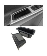 VESUL Front Row Door Side Storage Box Fit for Volvo S60 2009-2017 2018 V60 2009-2017 2018 Armrest Phone Container Door Organizer Handle Pocket ABS Tray Insert Glove Pallet