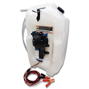 Jabsco 17860-2012 Flat Tank 12V DC Engine Oil Changer System, 3.5 gallon