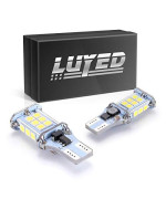 LUYED 2 X 1550 Lumens Extremely Bright Error Free 360-Degree Shine 921 912 W16W 3030 24-EX Chipsets LED Bulbs Used For Backup Reverse Lights, Xenon White