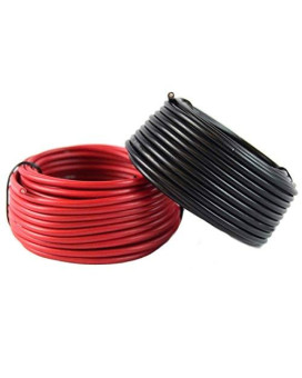 14 Gauge Primary Stranded Wire - 50 ft of Each Red and Black Single Conductor Remote Power Ground Hook-up