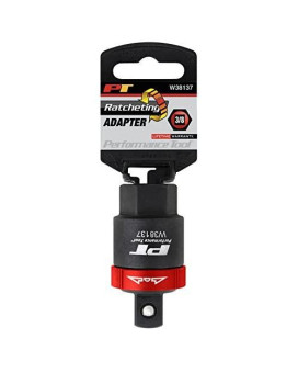 Performance Tool W38137 3/8" DR Ratcheting Adapter