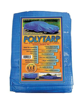 World & Main V68 Reinforced Plastic Tarp (6 x 8)