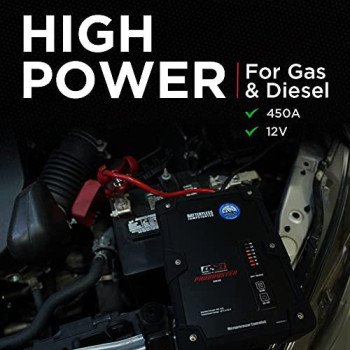 Schumacher DSR 108 DSR ProSeries Batteryless Jump Starter - 12V, 450A for Gas and Diesel Engines