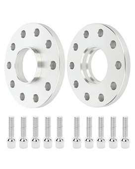 SCITOO 2X 15mm 5 Lug Wheel Spacers 5x130mm to 5x130mm 71.56mm fit for Porsche Panamera for Porsche Cayenne for Porsche 911 for Porsche Boxster with 14x1.5 Studs