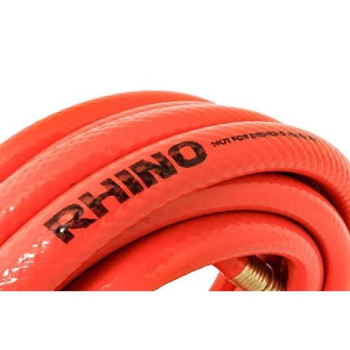 Camco 22990 25ft RhinoFLEX 5/8" ID Gray/Black Water Tank Clean Out Hose | Ideal For Flushing Black Water, Grey Water or Tote Tanks , Orange