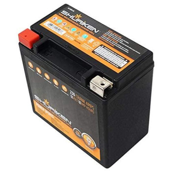 SHURIKEN 230 Crank AMPS 12AMP Hours AGM Battery, SK-BTX14-BS