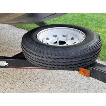 Red Hound Auto U-Bolt Spare Tire Carrier Holder Bracket Side Mount 4 or 5 Lug Zinc Plated New