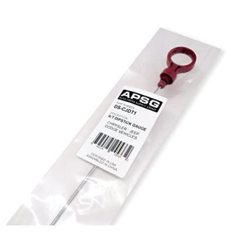 Transmission Fluid Dipstick - Tool - | For: Select Chrysler Dodge Jeep Vw Vehicles. | W/Instructions + Cap O-Ring | Auto Trans : 8863B, 9336, 42Rle, Nag1, 62Te 2.7 3.5 3.6 3.7 5.7 6.1 6.4