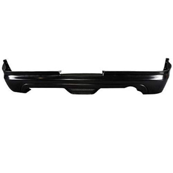 Rear Bumper Lip Compatible With 2002-2004 Acura RSX, Unpainted Black PU Rear Splitter Spoiler Valance Chin Diffuser Body Kit by IKON MOTORSPORTS, 2003