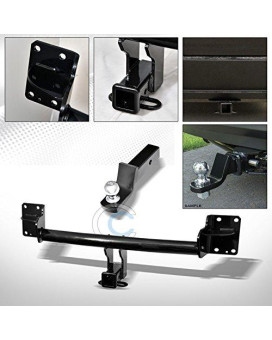 R&L Racing Class 3 Trailer Hitch W/2" Loaded Ball Bumper Tow Kit Compatible with 07-16 BMW E70/F15 X5