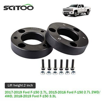 SCITOO Leveling Lift Kit 2 inch Lifts for F-150 Front Leveling Kit Strut Spacers Compatible fits for 2004-2020 for Ford for F-150 2WD 4WD