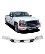 Mbi Auto - Chrome Steel, Front Bumper Face Bar Compatible With 2003 2004 2005 2006 Gmc Sierra 1500 2500Hd 3500 & 2007 Classic Pickup, Gm1002418