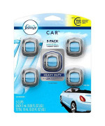 Febreze Car Air Freshener, Set of 5 Clips, Linen & Skyup to 150 Days (Packaging May Vary)