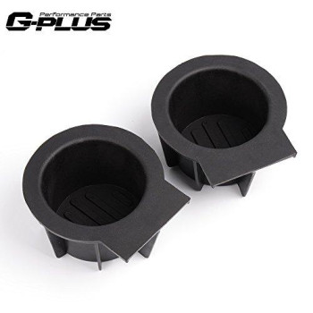 2 Front Center Console Cup Holder Rubber Inserts Replacement for Ford F-150 Expedition Navigator 2009-2014 Without Flow Through Center Console
