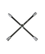 ARES 70092-4-Way Sliding Lug Wrench - Adjustable Sliding Lug Wrench Gives Superior Leverage - Collapses for Convenient Storage