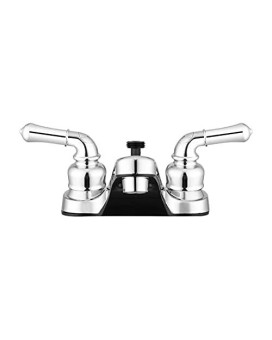 Dura Faucet DF-PL720C-CP RV Bathroom Faucet with Classical Handles and Shower Hose Diverter (Chrome)