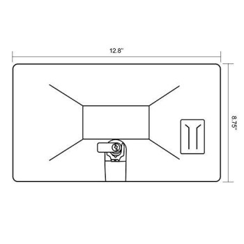 Dura Faucet Df-Sa170D-Wt Rv Durable Replacement Door For An Exterior Shower Box Kit - Lockable (White)