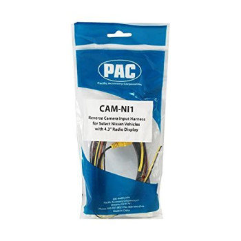 PAC CAM-NI1 Reverse Camera Harness (for Select Nissan Vehicles with 4.3-Inch Radio Display)