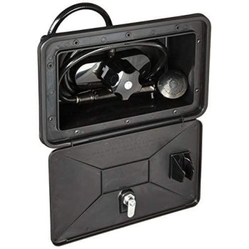 Empire Brass SHWRBOX-1-BLK RV Single Lever Exterior Shower Box Kit - Black