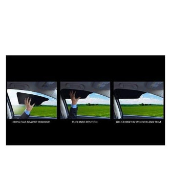 Tuckvisor Blackout Windshield Sunshade Best Sun Side Window Shade Visor Shades Sunshade Visors Extenders For Car Truck (2 Pack)