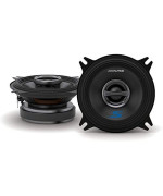 Alpine S-S40 S-Series 4-inch Coaxial 2-Way Speakers (pair) - Contains 4x6" Adapter Plate