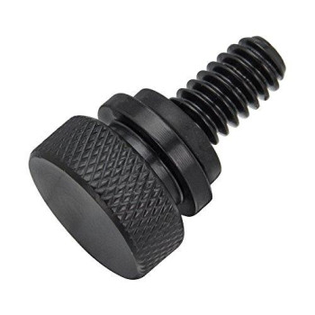 Amazicha Black Stainless Steel Seat Bolt Screw for Harley Davidson 1996-2021