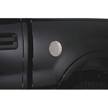 R&L Racing Matte Black Aluminum Fuel Gas Door Cover Lock Key 88-00 Chevy/Gmc C10 Ck Truck/SUV