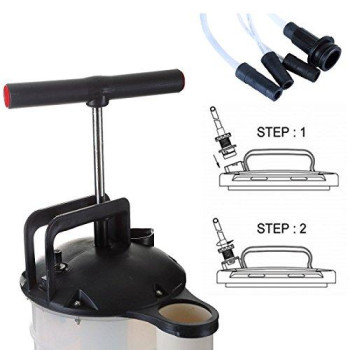 DASBET 7L Fluid Extractor Manual Oil Changer Vacuum Hand Operated Engine Oil Change Fluid Extractor Hand Pump Tank Remover