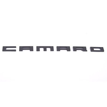 Aimoll Camaro Letter Emblem,for 3D Badge Chevy Camaro 2010 2011 2012 2013 2014 2015 Fender Emblem nameplate Letters Insignia Fifth Generation Matte Black (1pc Black)