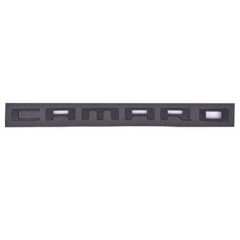 Aimoll Camaro Letter Emblem,for 3D Badge Chevy Camaro 2010 2011 2012 2013 2014 2015 Fender Emblem nameplate Letters Insignia Fifth Generation Matte Black (1pc Black)