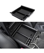 JDMCAR Compatible with Center Console Organizer Toyota Tacoma Accessories 2022 2021 2020 2019 2018 2017 2016, Tacoma Insert ABS Black Material Tray